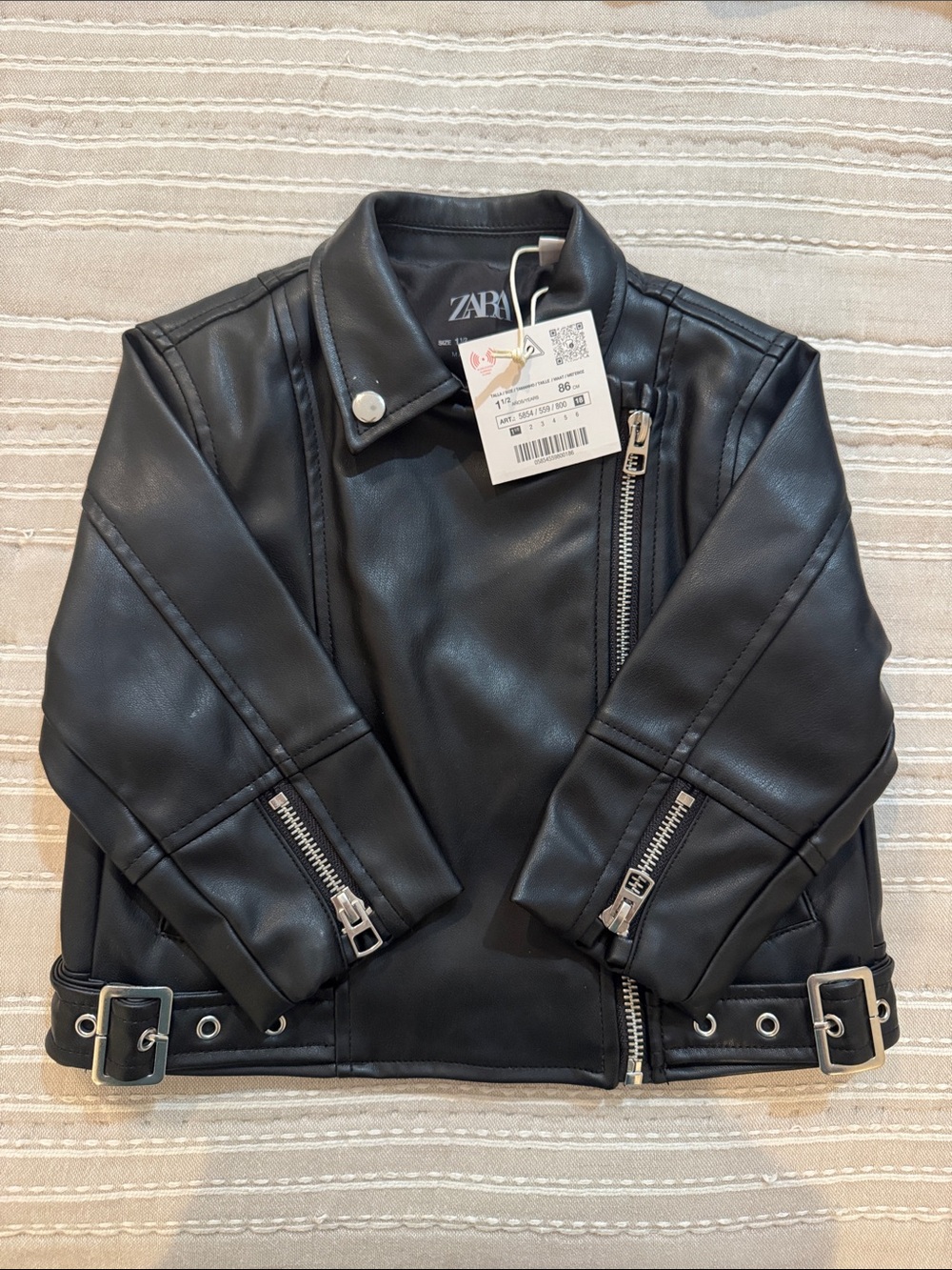 Zara Toddler Faux Leather Jacket - NWT!